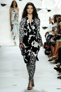 Diane Von Furstenberg. Spring/Summer 2013. New York Fashion Week 2013. [Photo by Frazer Harrison/Getty Images for Mercedes-Benz Fashion Week]