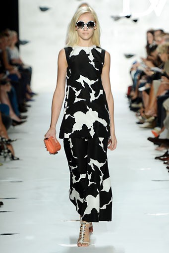 Diane Von Furstenberg. Spring/Summer 2013. New York Fashion Week 2013. [Photo by Frazer Harrison/Getty Images for Mercedes-Benz Fashion Week]