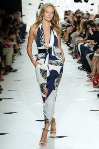 Diane Von Furstenberg. Spring/Summer 2013. New York Fashion Week 2013. [Photo by Frazer Harrison/Getty Images for Mercedes-Benz Fashion Week]