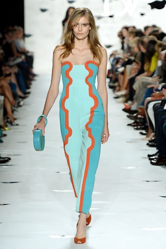 Diane Von Furstenberg. Spring/Summer 2013. New York Fashion Week 2013. [Photo by Frazer Harrison/Getty Images for Mercedes-Benz Fashion Week]