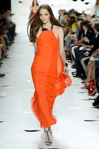 Diane Von Furstenberg. Spring/Summer 2013. New York Fashion Week 2013. [Photo by Frazer Harrison/Getty Images for Mercedes-Benz Fashion Week]