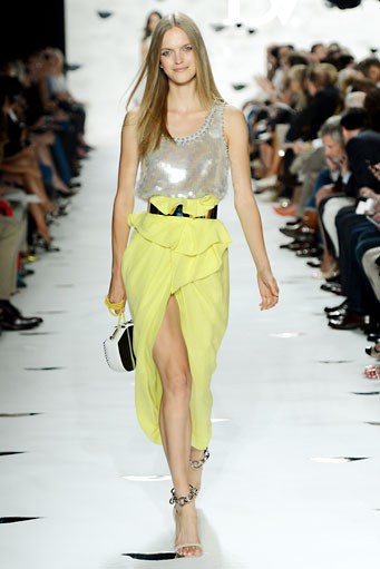 Diane Von Furstenberg. Spring/Summer 2013. New York Fashion Week 2013. [Photo by Frazer Harrison/Getty Images for Mercedes-Benz Fashion Week]