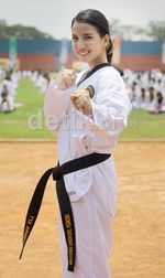 Tya Ariesta Jadi Duta Taekwondo Indonesia