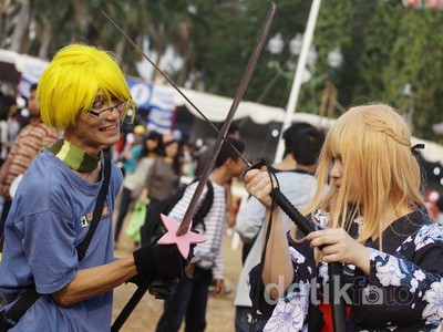 Cosplayer Lengkapi Festival Jak-Japan Matsuri