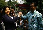 Siswa SMA 70 Tabur Bunga untuk Alawy