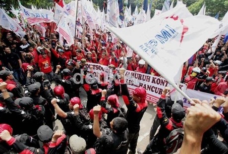 Ribuan Buruh KASBI Turut Mogok Nasional Besok