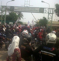  Pantau Gerakan Buruh, 4 Heli Putar-putar di Langit Cibitung