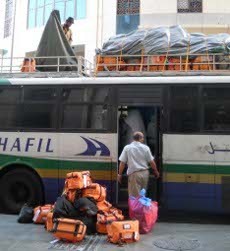Bus Berumur Tua Hambat Transportasi Jamaah