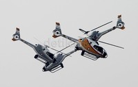 Atraksi ditutup dengan fly pass helikopter TNI-AD dari jenis Mi-17, Mi-35 serta Nbell-412. Lalu menyusul 4 buah Nbell-412 TNI AL.