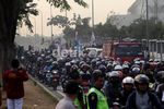 Buruh Konvoi Tolak Sistem Kerja Outsourcing