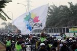 Buruh Konvoi Tolak Sistem Kerja Outsourcing