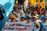 Buruh Jakarta Juga Turun ke Jalan