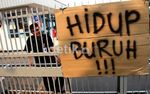 Buruh Demo, Pabrik Terpaksa Tutup