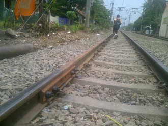 Rel Gompal di Stasiun Cilebut Sudah Diganti Baru
