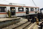 KRL Anjlok di Stasiun Cilebut Dievakuasi