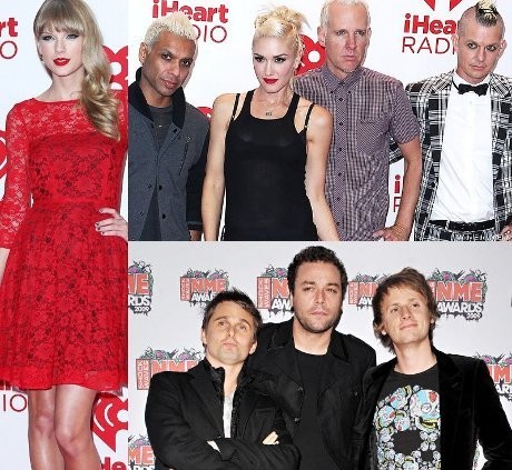 Taylor Swift, Muse & No Doubt Pastikan Tampil di MTV EMA