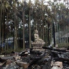 Kuil Buddha Dibakar, Demonstran Sri Lanka Lempari Kedubes Bangladesh
