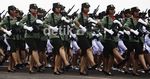 Defile Pasukan TNI Tutup Peringatan HUT ke-67 TNI