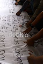 Aksi Menuntut Djoko Susilo Ditangkap