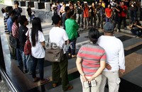 Aksi ini berlangsung tertib. (Ramses/detikcom).