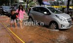 Pipa Air Bocor, Jl Kebon Sirih Tergenang