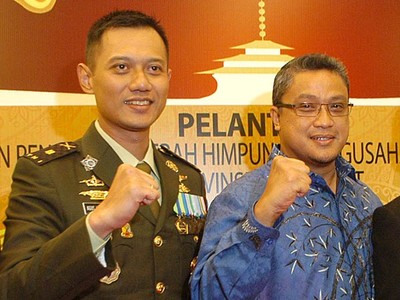 Putra Sulung SBY Hadiri Pelantikan BPD HIPMI Jabar