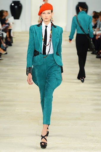 Ralph Lauren, Spring/Summer 2013. New York Fashion Week 2013. [Photo by Frazer Harrison/Getty Images for Mercedes-Benz Fashion Week]