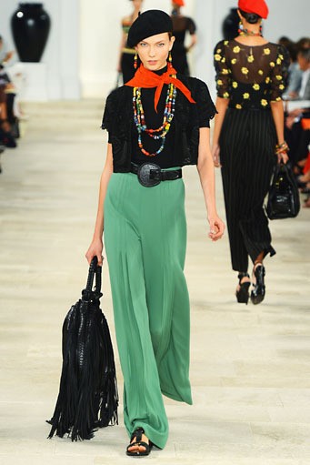 Ralph Lauren, Spring/Summer 2013. New York Fashion Week 2013. [Photo by Frazer Harrison/Getty Images for Mercedes-Benz Fashion Week]