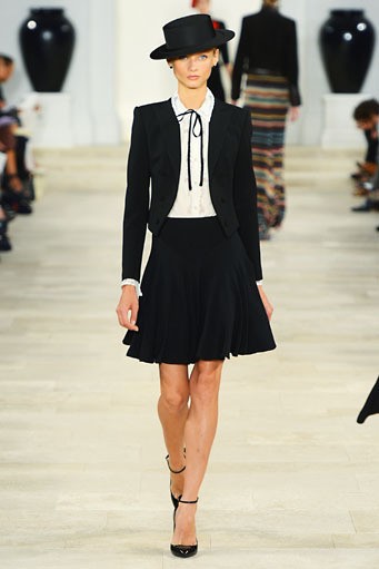 Ralph Lauren, Spring/Summer 2013. New York Fashion Week 2013. [Photo by Frazer Harrison/Getty Images for Mercedes-Benz Fashion Week]