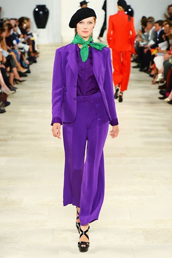 Ralph Lauren, Spring/Summer 2013. New York Fashion Week 2013. [Photo by Frazer Harrison/Getty Images for Mercedes-Benz Fashion Week]