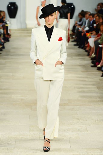 Ralph Lauren, Spring/Summer 2013. New York Fashion Week 2013. [Photo by Frazer Harrison/Getty Images for Mercedes-Benz Fashion Week]