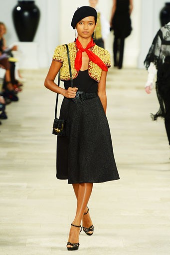 Ralph Lauren, Spring/Summer 2013. New York Fashion Week 2013. [Photo by Frazer Harrison/Getty Images for Mercedes-Benz Fashion Week]