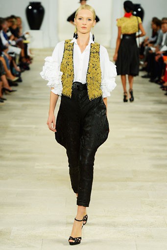 Ralph Lauren, Spring/Summer 2013. New York Fashion Week 2013. [Photo by Frazer Harrison/Getty Images for Mercedes-Benz Fashion Week]