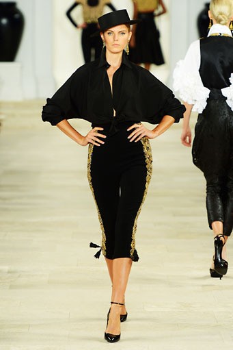 Ralph Lauren, Spring/Summer 2013. New York Fashion Week 2013. [Photo by Frazer Harrison/Getty Images for Mercedes-Benz Fashion Week]