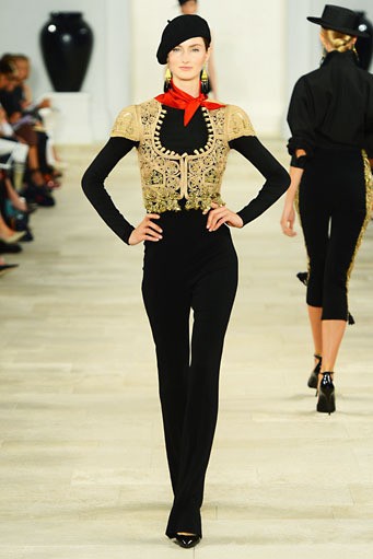 Ralph Lauren, Spring/Summer 2013. New York Fashion Week 2013. [Photo by Frazer Harrison/Getty Images for Mercedes-Benz Fashion Week]