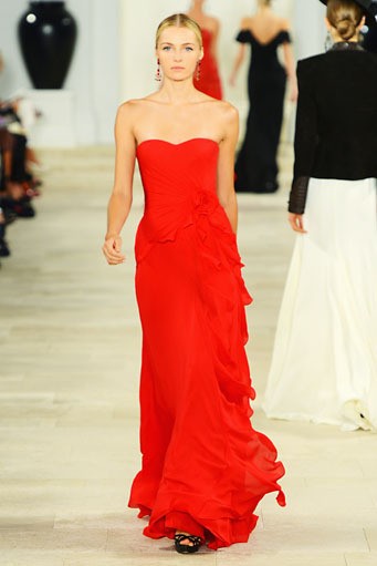 Ralph Lauren, Spring/Summer 2013. New York Fashion Week 2013. [Photo by Frazer Harrison/Getty Images for Mercedes-Benz Fashion Week]