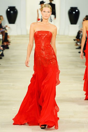 Ralph Lauren, Spring/Summer 2013. New York Fashion Week 2013. [Photo by Frazer Harrison/Getty Images for Mercedes-Benz Fashion Week]