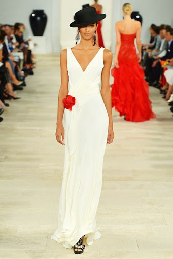 Ralph Lauren, Spring/Summer 2013. New York Fashion Week 2013. [Photo by Frazer Harrison/Getty Images for Mercedes-Benz Fashion Week]