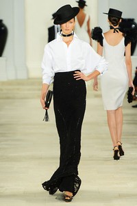 Ralph Lauren, Spring/Summer 2013. New York Fashion Week 2013. [Photo by Frazer Harrison/Getty Images for Mercedes-Benz Fashion Week]