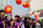 Balon Warna-warni Ramaikan Hari Kesehatan Jiwa