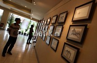 Dalam karyanya kali ini kebanyakan sketsa yang muncul memang objek arsitektur ruang kota, pasar, jalan raya, gereja, masjid,dan kuil di seluruh penjuru dunia.