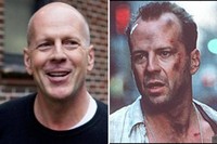 Bintang film laga Bruce Willis masih tampil dengan rambut tebal di era tahun 1980-an. Kerontokan rambut yang memicu kebotakan permanen baru dialaminya sejak era tahun 1990-an, yang hingga kini justru menjadi ciri khas laki-laki tampan berusia 57 tahun ini. (Foto: Getty Images)