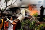 Rumah Kontrakan di Petamburan Hangus Terbakar