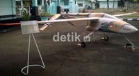 Ada juga pesawat besar untuk jarak menengah dan jauh yakni Puna Gagak, Puna Pelatuk dan Puna Wulung. Pesawat yang bercorak loreng ini adalah Puna Pelatuk. Juwari/detikcom.