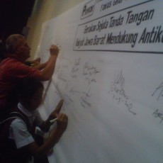 Dukung KPK, Pamor Gelar Aksi Sejuta Tanda Tangan