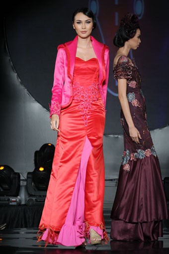 Valentino Napitupulu Adrenaline Flower. IPMI Trend Show 2013 at Energi Building. Kawasan SCBD Sudirman. Jakarta. [Foto: Mohammad Abduh/Wolipop]