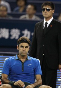 Pihak penyelenggara Shanghai Master pun melakukan pengetatan pengamanan akibat ancaman pembunuhan ini. REUTERS/Aly Song.