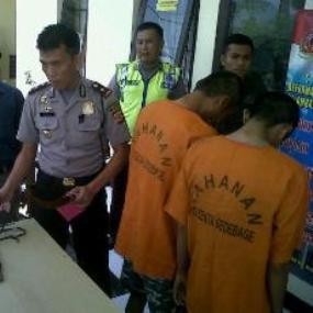 Bacok Pemuda, Dua Berandalan Bermotor Masuk Bui