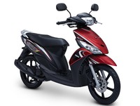 Mio J Sporty ini melengkapi tiga varian sebelumnya yang sudah terlebih dahulu hadir yaitu Mio J Teen, Mio J Family dan Mio J Blackseries. (Dok Yamaha).