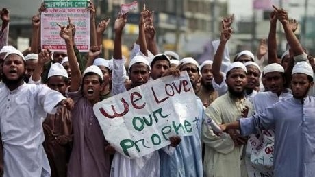 10 Ribu Demonstran Bangladesh Protes Film Innocence of Muslims